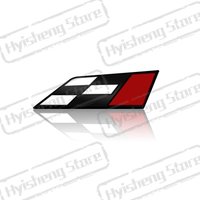 Metal Car Styling Racing Flag Front Grille Sticker Badge Rear Trunk Body Emblem For Seat Ibiza Ateca Leon VZ Cupra Tarraco Arosa