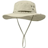 58-62Cm 63-67Cm Summer Big Head Outdoor Hiking Hat Men'S Uv Protection Waterproof Large Brim Sun Hat Protection Bucket Hat 63-67cm gray