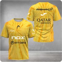 Summer Unisex Sports Short Sleeve T-Shirt Stylish Men's Padel Tennis T-Shirts Top Plus Size Loose Quick Drying Crew-Neck Tshirt XL ivory