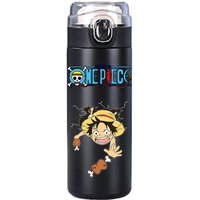 400Ml Anime One Piece Printed Thermos Bottle Stainless Steel Mug Leak Proof Vacuum Flask Thermal Coffee Tea Milk Water Bottle