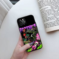 ED20 F-Fortnites Phone Case for iPhone 6 6s 7 8 11 12 13 14 15 XS Pro Max XR X SE Samsung S20 S21 S22 S23 S24 FE Ultra Plus Lite S21S A55 iPhone XR jet