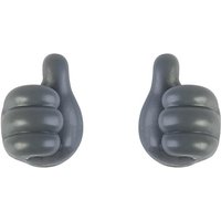 Joom 25% Discount on Grey HandShaped Rubber Cable Holder and Storage Hook