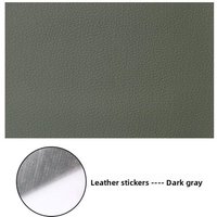 Large Self-Adhesive Faux Leather Repair Patch for Sofas, Car Seats, and More 30*100 dark gray