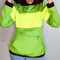 Game Deltarune Cosplay Hoodie Unisex Streetwear Winter Long Sleeve Casual Hooded Sweatshirt 3D Printing Pullovers Men Women Tops XXL yellow