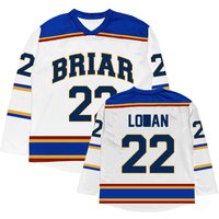 Men Women Long Sleeve Tee Off Campus Briar University Hockey Jersey Graham 44 22 DI LAURENTIS 66 Tucker46 Design T-shirt Print XL blue