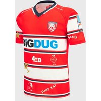 2026 New Gloucester Rugby Team Big Guy Slater Cup Jersey, Men's Y2K T-Shirt, Loose Fit, Suitable for Everyday and Training Wear, Stylish. XXS red