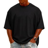 Men's Knit -Neck Short Sleeve T-Shirt | Fashion Casual Pullover For Daily & Weekend Wear XXL army green
