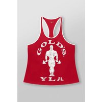 YOUNGLA Men's Quick-Dry Cotton Running Vest – Breathable, Printed Sports Tank for Summer Fitness L white