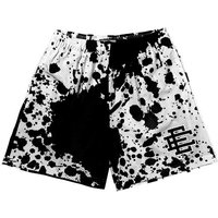 Men's 3D Digital Printing Trendy Shorts, Sports Mesh Fabric Shorts, Beach Pants S