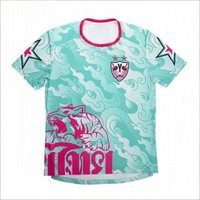 2026 Summer Men's YoKKAO Muay Thai Casual Sports Quick-Drying Short-Sleeve 3D Printed Breathable Comfortable Oversides T-Shirt XXXL white