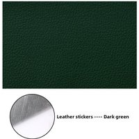 Large Self-Adhesive Faux Leather Repair Patch for Sofas, Car Seats, and More 50*70 dark green