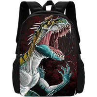 Mochila Dinosaur School Backpack for Children,School Bags for Boys ,Light Weight Cartoon Animal Prints Child Backpack Durable 15 inches gray