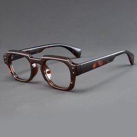 Casual Men's Reading Glasses Fashion Large Square Frame Far Sight Eyewear Plus Diopters Classic Vintage Presbyopic Glasses +2