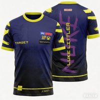 2026 PDC Luke Littler Darts Jersey The Nuke Men Round Neck 3D Printed T-shirt Short Sleeve Sports Casual Men's Tee Tops Fan Gift 5XL blue