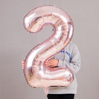 Joom Économisez 22% sur un ballon Mylar géant 32 pouces rose or pour anniversaire
