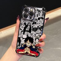 One Pieces Luffy Monkey D Soft Funda For iPhone 17 Pro 16 15 14 13 12 11 Pro Max Case 17 Plus 17E 16E 17Air Silicone Phone Cover iPhone 13
