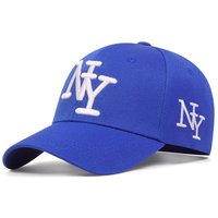 Men's Letter Baseball Cap Couple Adjustable Cotton Dad Hat Outdoor Sun Protection Summer Hats Hip Hop Caps blue