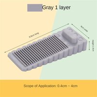 Joom Enjoy 25% Discount on NonSlip Silicone Door Wedge Plugs Grey 14CM