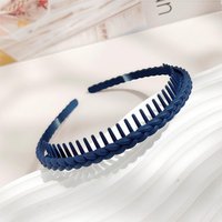 Joom 25% Off Fashion NonSlip Plastic Twist Cross Headband for Women Navy