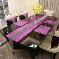 Bieżnik na stół jadalny Boże Narodzenie Nowoczesny Elegancki Luksusowy Ślubny Flanelowy Bieżnik na stół z frędzlami Na Imprezę Dekoracja domu tablerun