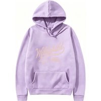 Wildchild Hoodies Alex Warren Fashion Casual Printed Sweatshirts Unisex Long Sleeve Pullovers Loose Casual Harajuku Streetwear M light purple