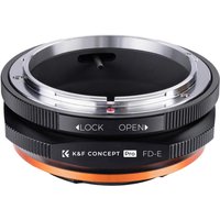 KENTFAITH FD to E Mount Lens Mount Adapter Comaptible for Canon FD FL Mount Lens to E NEX Mount Mirrorless Cameras with Matting Varnish Design Comaptible for Sony A6000 A6400 A7II A5100 A7 A7RIII