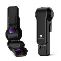 KENTFAITH K&F Concept protective case compatible with DJI Osmo Pocket 4/3, hard PC shell with 2 magnetic filter slots (ND/CPL), silicone inlay, shockproof and scratch-resistant, charging & TF card without removal