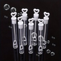 24/12 Pezzi di bottiglie di sapone a bolle a forma di cuore: regali perfetti per matrimoni, addii al nubilato, feste di compleanno o anniversari