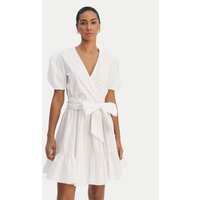 Fracomina Kokteiļkleita FY26SD1037W40001 Balts Regular Fit