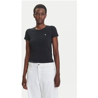 Converse T-krekls 10027252-A02 Melns Slim Fit