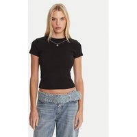 HUGO T-krekls Dannecy 50549392 Melns Regular