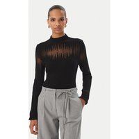 Rinascimento Blūze CFM0012380003 Melns Slim Fit