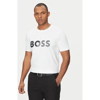 BOSS T-krekls Tape Logo 50530990 Balts