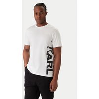 KARL LAGERFELD T-krekls A2M46038 Balts Regular