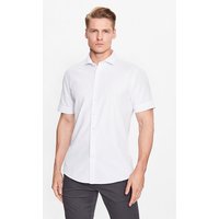 Lindbergh Krekls 30-203431 Balts Slim Fit