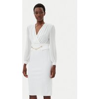 Rinascimento Kokteiļkleita CFC0123289003 Balts Regular Fit