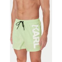 KARL LAGERFELD Peldšorti A1M46013 Zaļš Regular