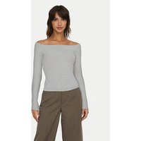 ONLY Blūze Glamour 15339763 Pelēks Slim