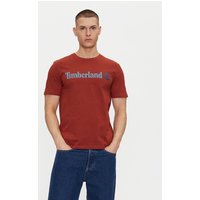 Timberland T-krekls TB0A5UPQ Sarkans Regular Fit