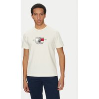 Tommy Hilfiger T-krekls Sailing MW0MW38628 Écru