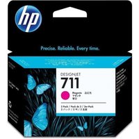 Cartucho de tinta HP 711 Magenta Multipack 3x29 ml para DesignJet