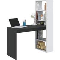 Habitdesign Duplo Mesa de Escritorio con Estantería