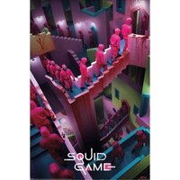 Pc Componentes Pyramide Maxi Poster The Squid Game Crazy Stairs 915x61cm