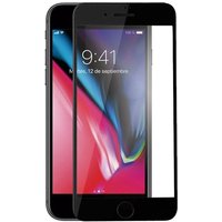 Pc Componentes Protecteur décran en verre trempé noir Cool FULL 3D pour iPhone 7 Plus iPhone 8 Plus