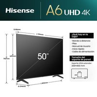 Hisense Hisense 50A6N 50" DLED UltraHD 4K Dolby Vision VIDAA Smart TV Standard