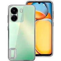 Pc Componentes Coque parechocs cool avec bord métallique argenté pour Xiaomi Redmi 13C13C 5GPOCO C65