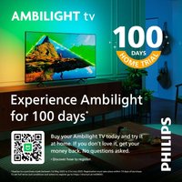 Philips Philips Mini-LED Quantum Dot Ambilight 85" 85MLED910/12 4K Smart TV mit Dolby Vision, HDMI 2.1 und Alexa Standard