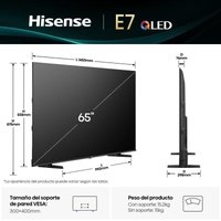 Hisense Hisense QLED 65E7Q 65" 4K UltraHD 60Hz Smart TV VIDAA Dolby Vision HDR10+ Standard