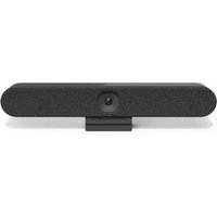 Webcam Logitech Rally Bar Huddle : Qualité supérieure pour les petites pièces - Technologie Rightlight 3 - Microphone intégré - Design élégant.