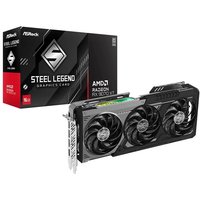 ASRock Asrock Radeon RX 9070 XT Steel Legend Dark 16 GB GDDR6 RDNA 3 Übertaktungs-Grafikkarte Standard